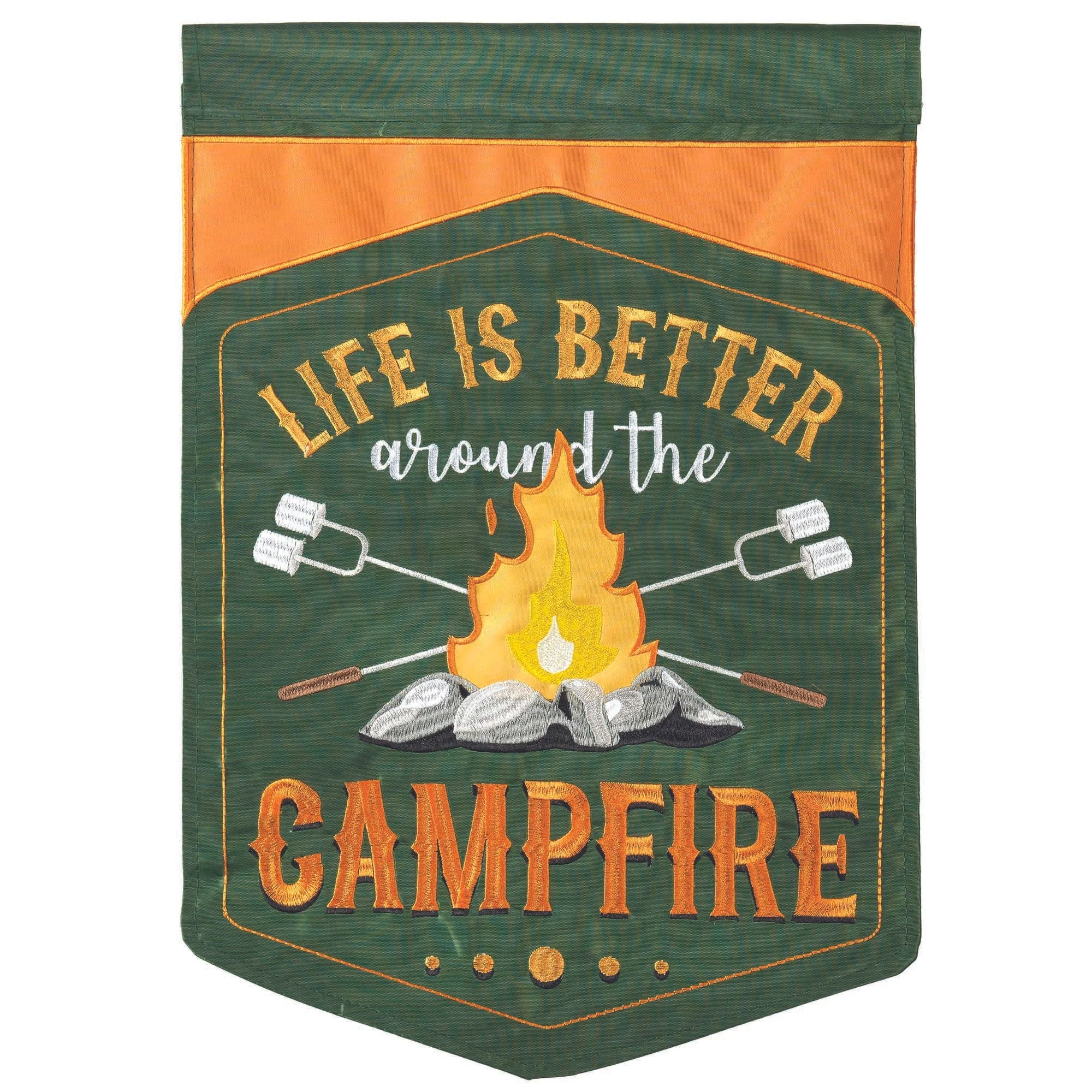 Campfire Flag 13x18