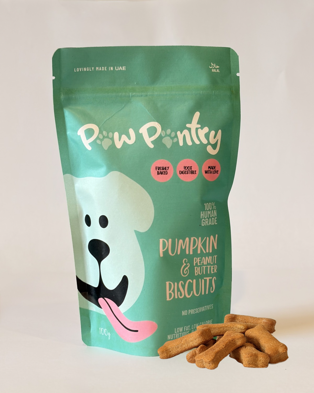 PUMPKIN & PEANUT BUTTER BISCUITS