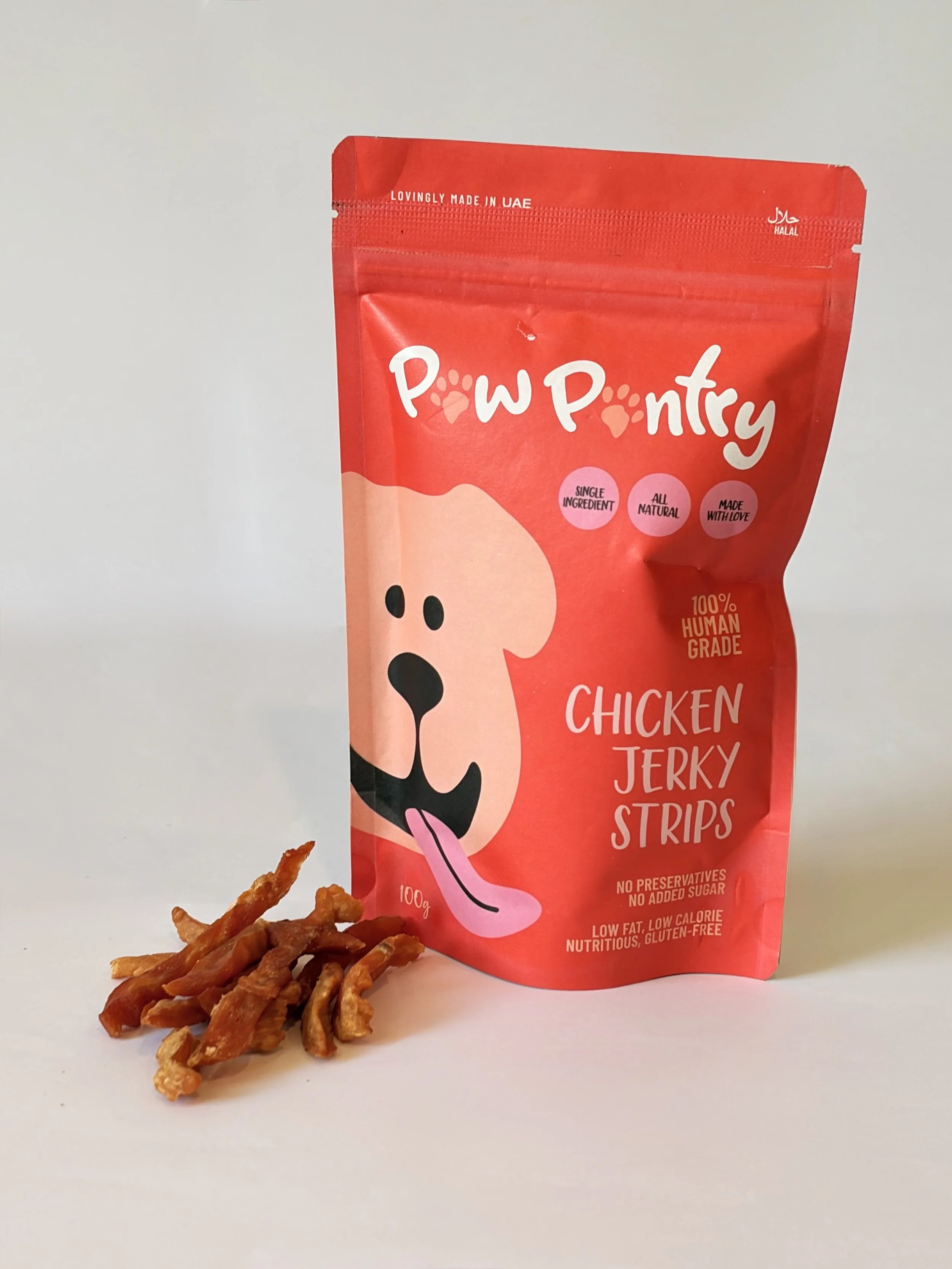 CHICKEN JERKY STRIPS