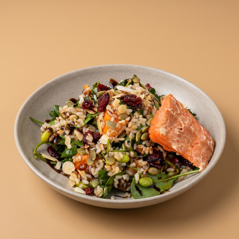 Brown Rice Super Bowl - Smoked Trout
