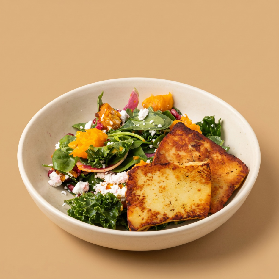 Kabocha Bowl - Halloumi