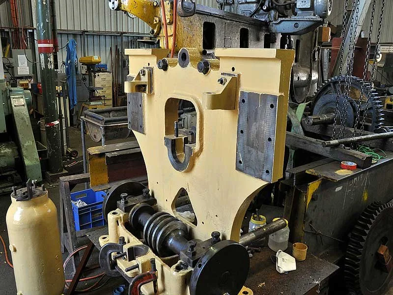 Steering engine part reassembled