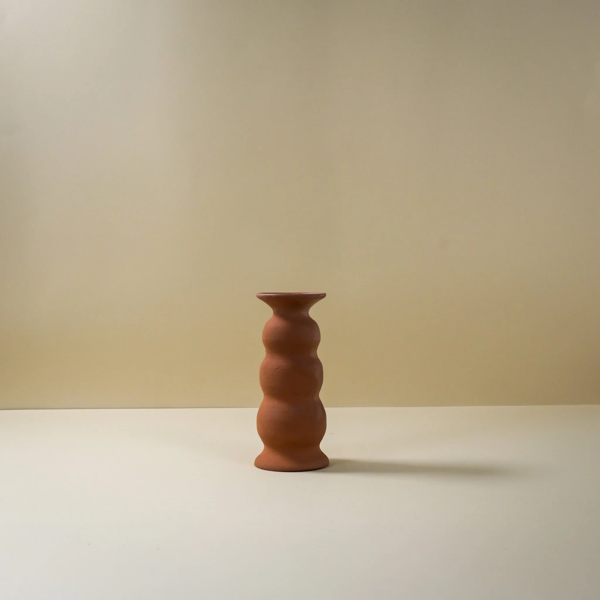 Ochre Candle Holder