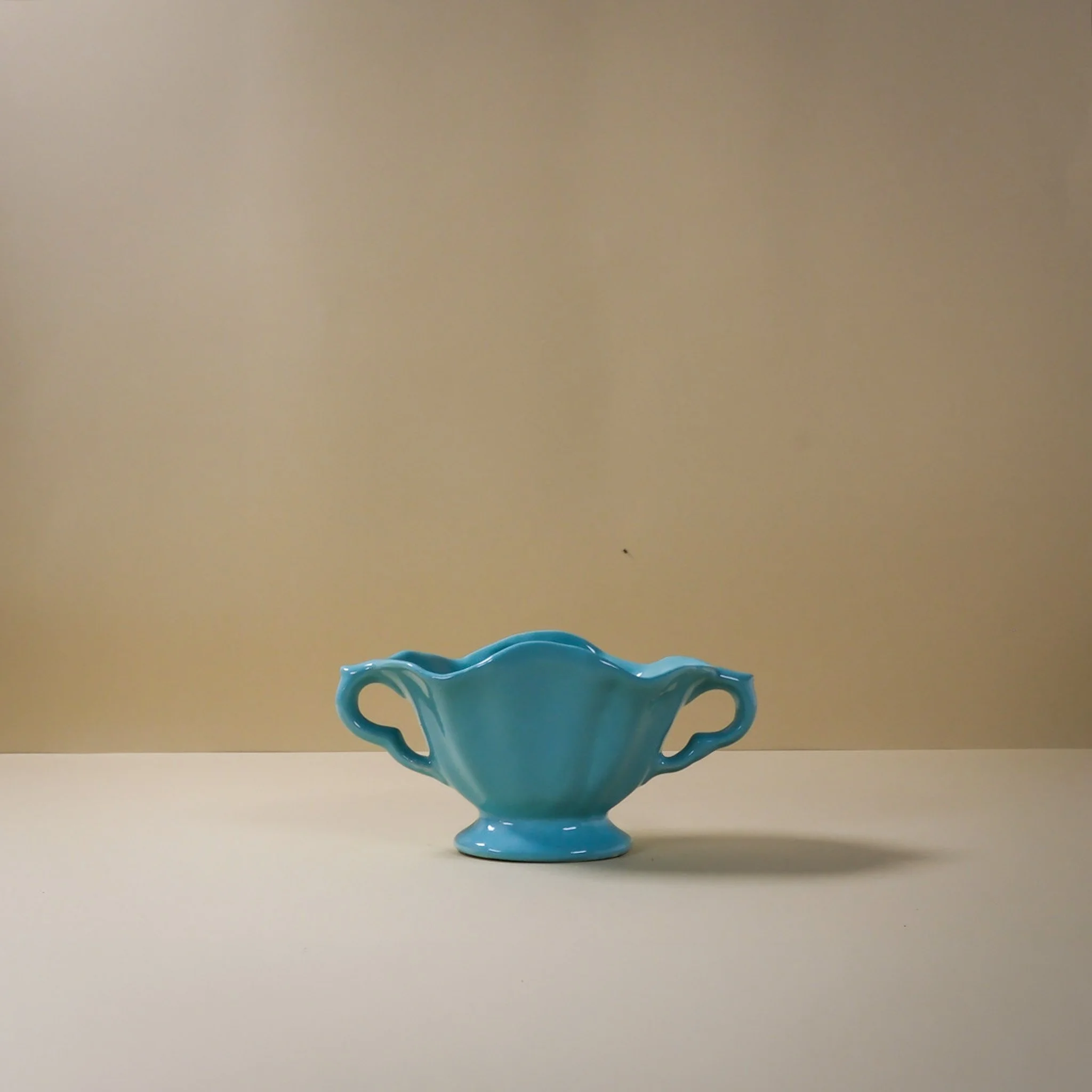 Boat Vase Small Turqoise