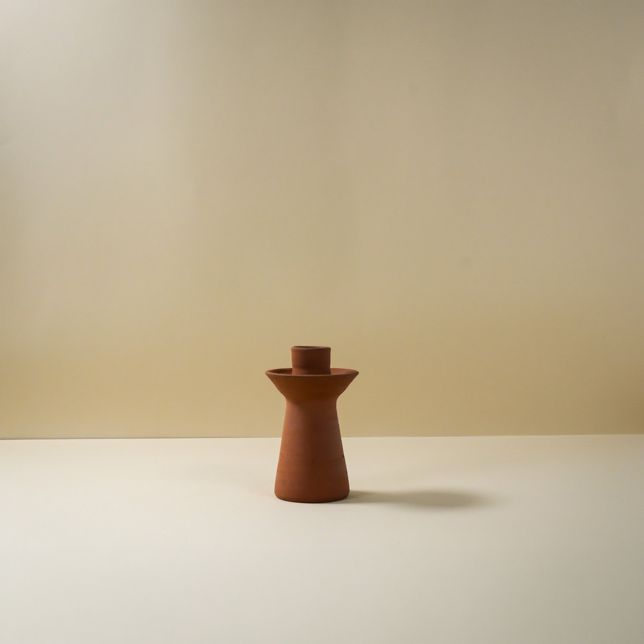 Ochre Candle Holder