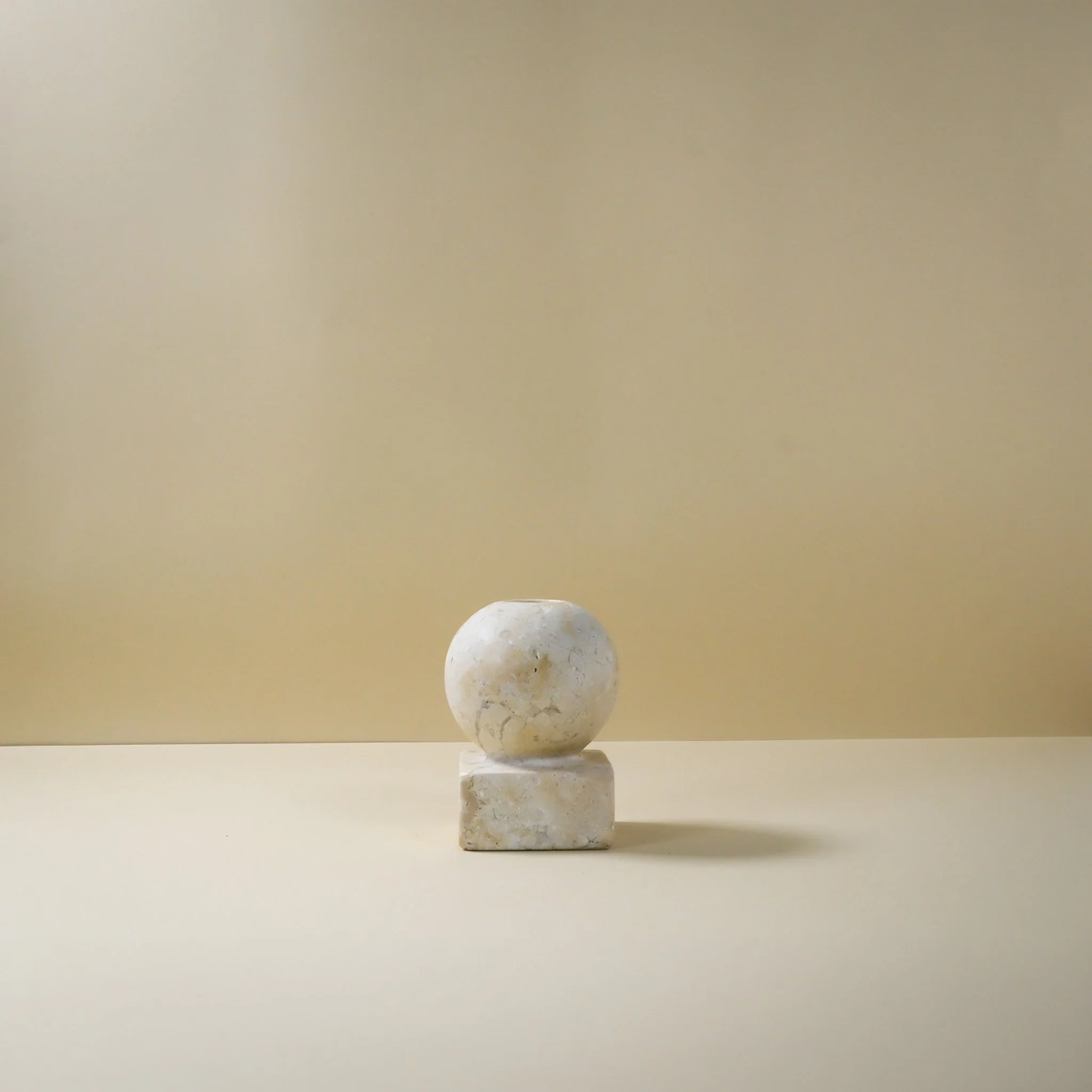 Crete Marble Candle Holder