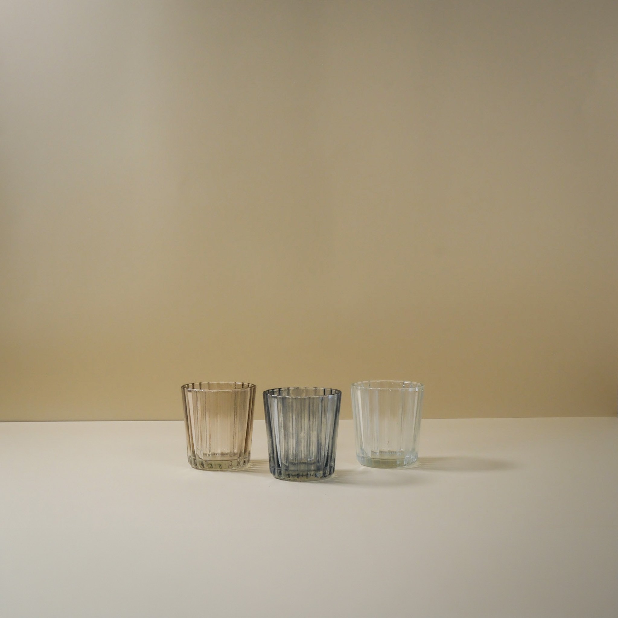 Ribbed Votives Mixed