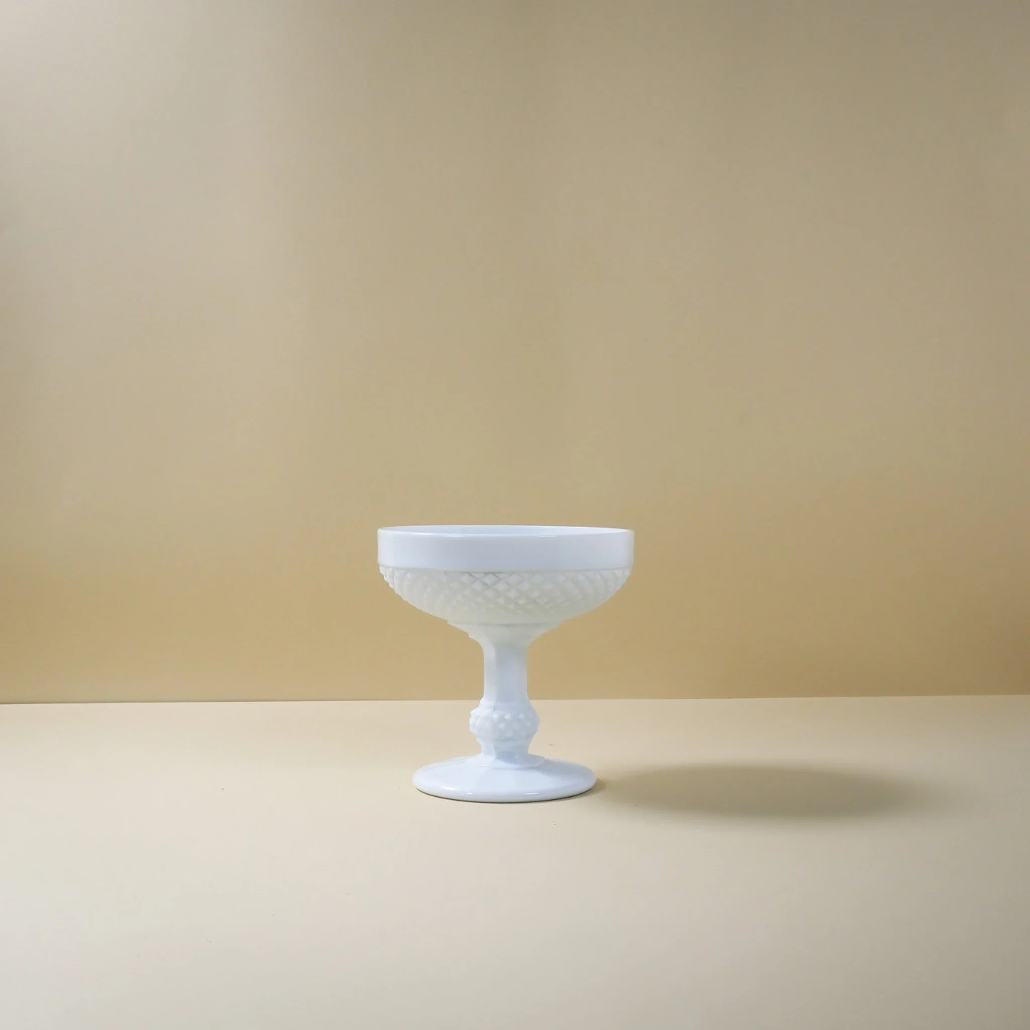 Milkglass Eva Footed Vase