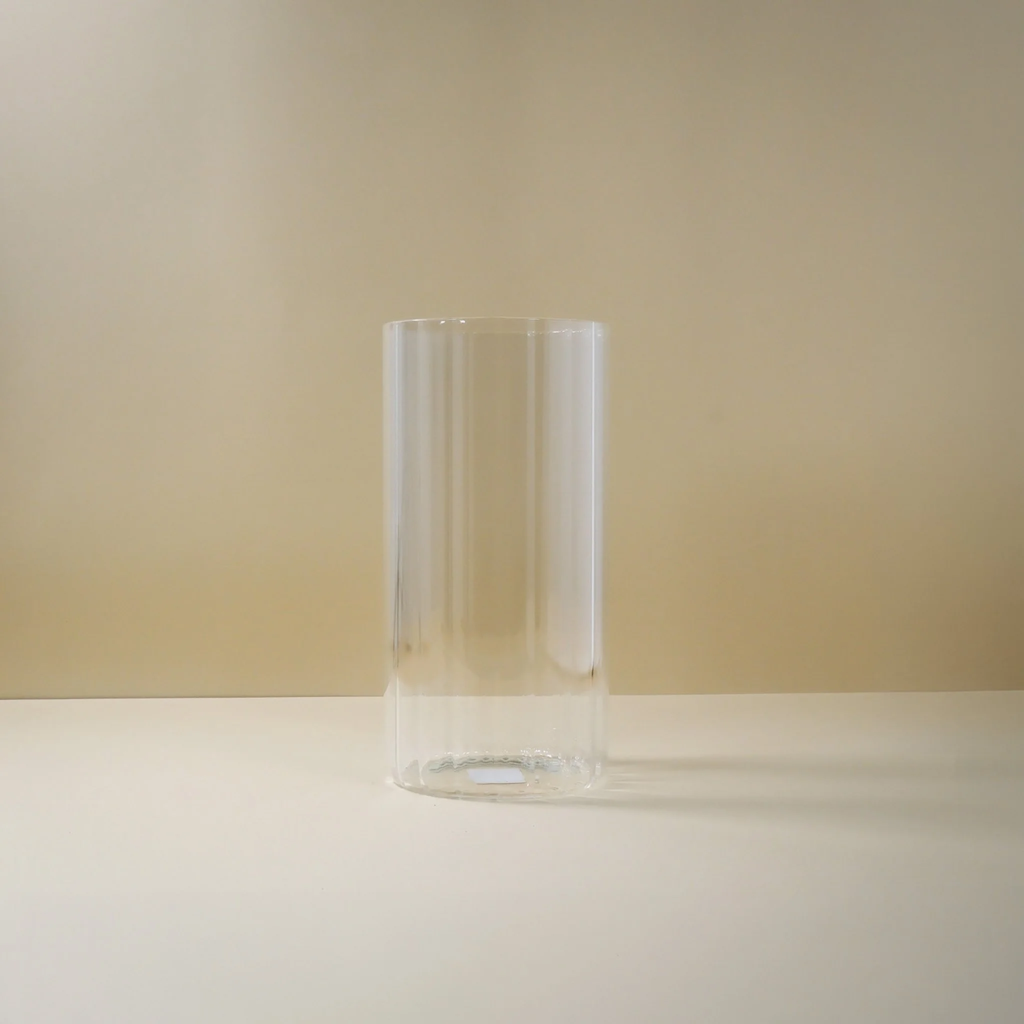 Ribbed Cylinder Vase