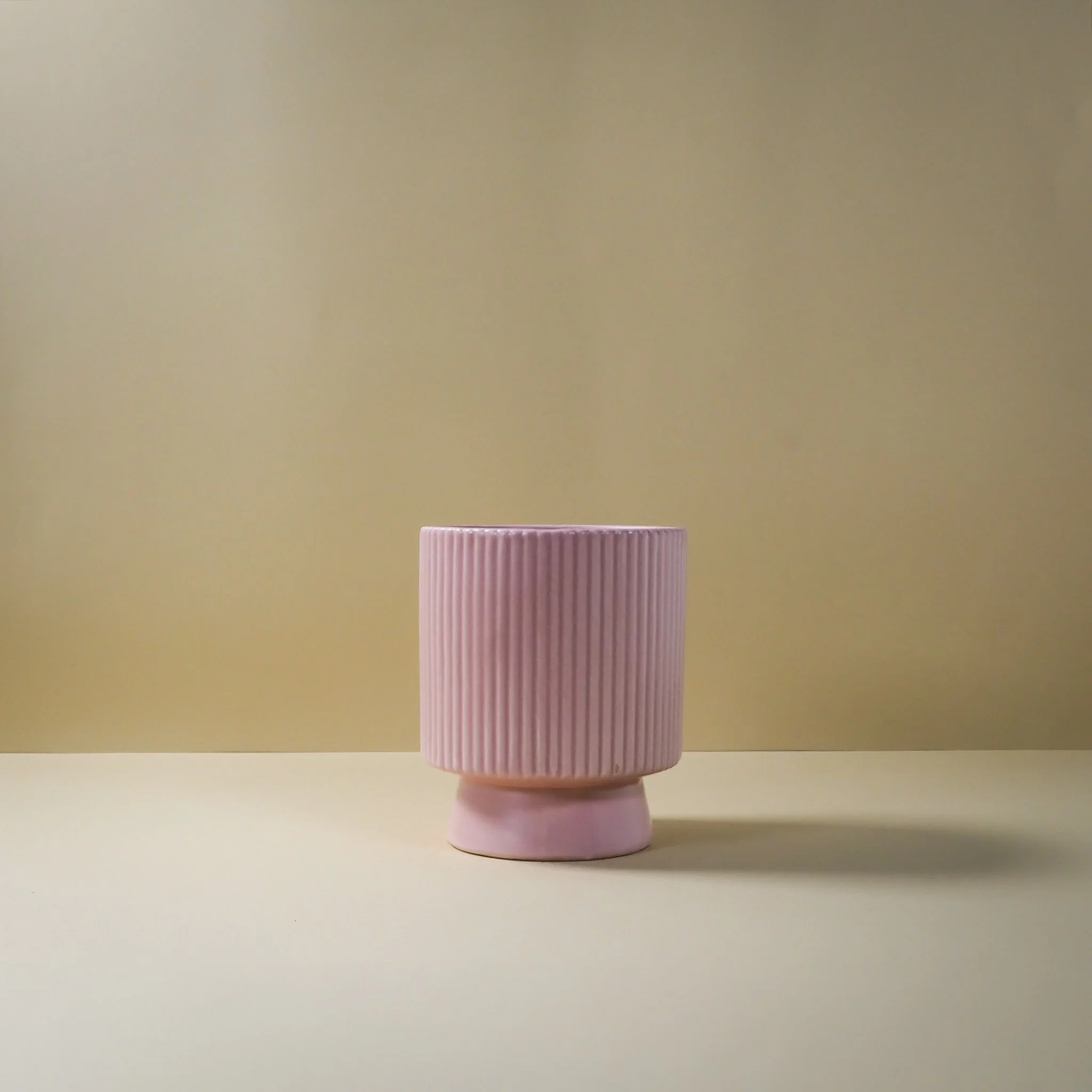 Pink Ripple Vase