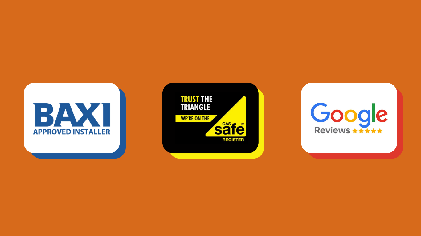 Gas Safe, Baxi Assured and Google Reviews