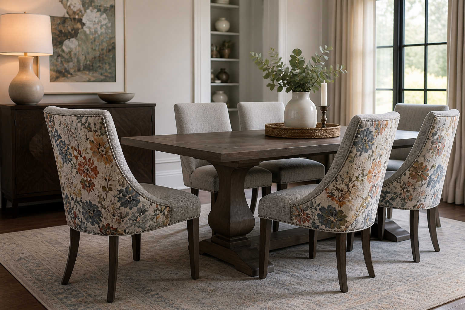 upholstered dining chairs furniture upholstery service Dallas TX custom fabric chairs
