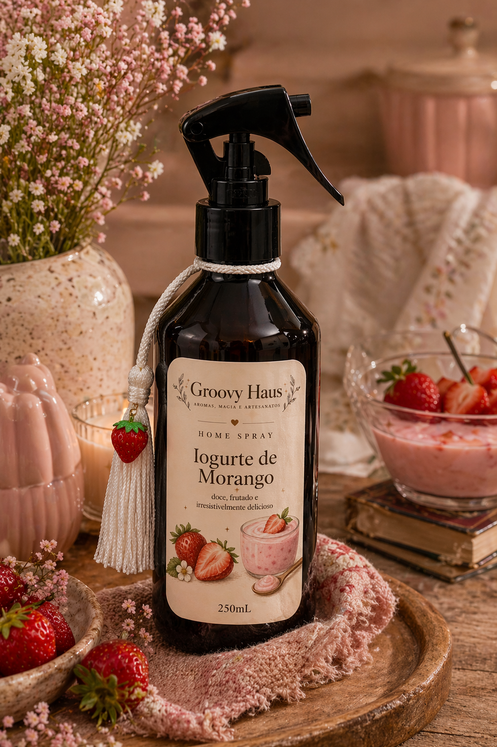 Home Spray - Iogurte de Morango ♥