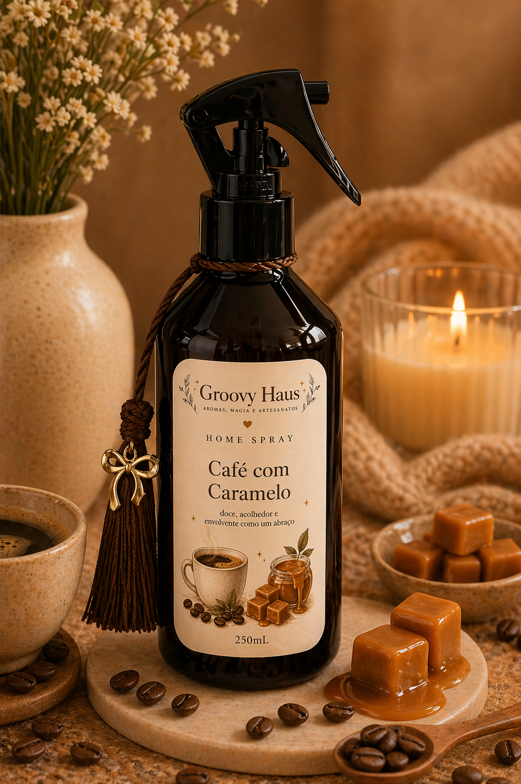 Home Spray - Café & Caramelo ♥