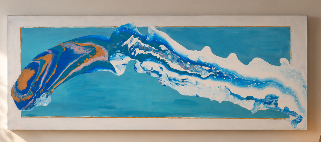Strömung des Lichts 30 x 70