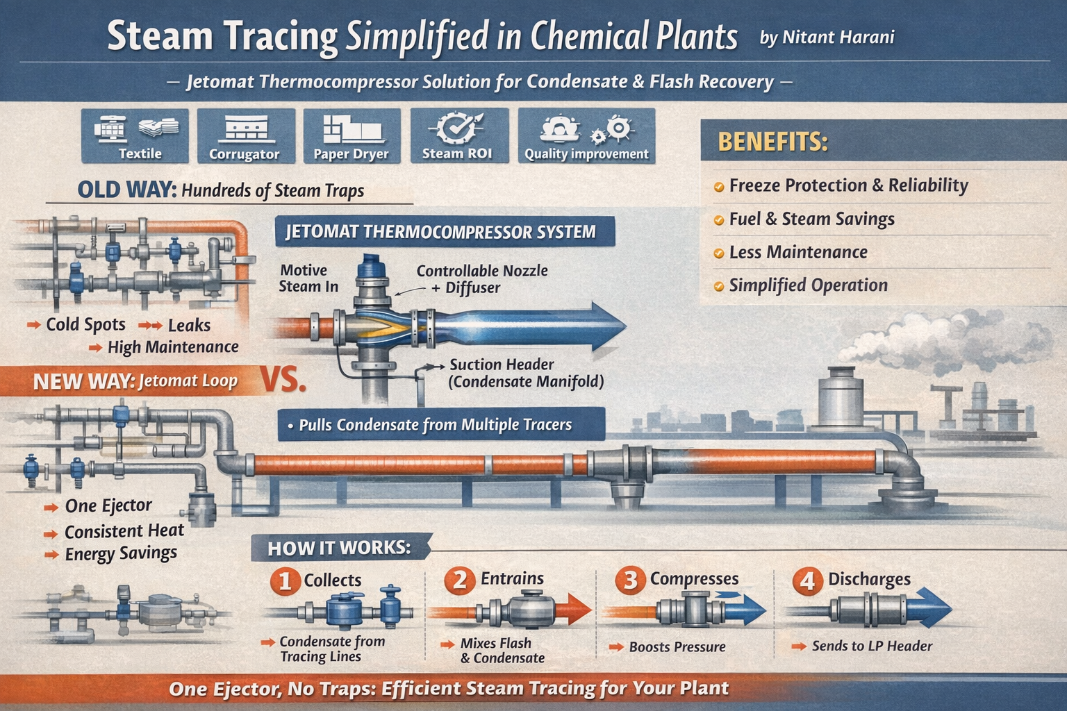 Steam Tracing Simplified in Chemical Plants