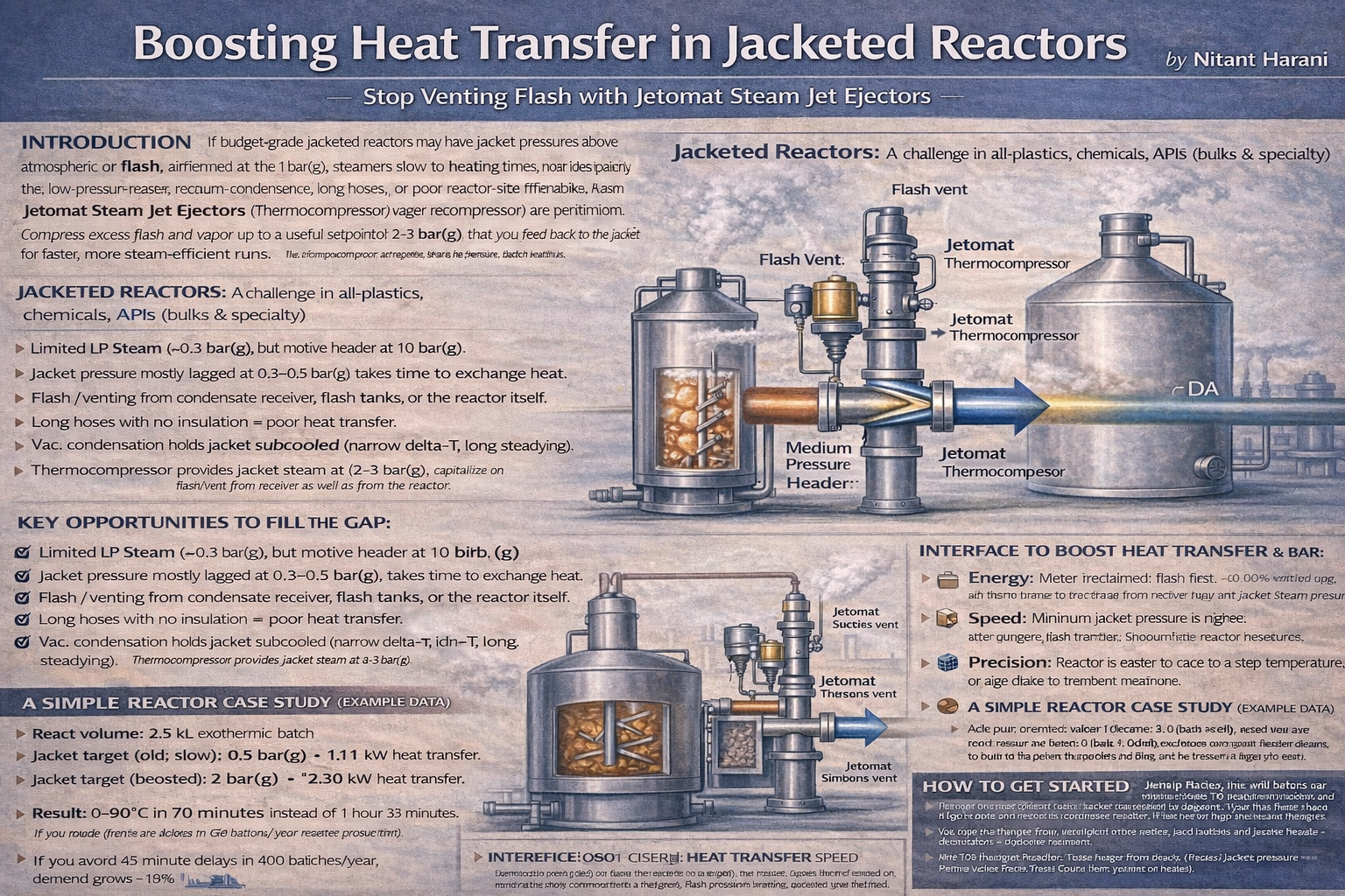 Boosting Heat Transfer in Jacketed Reactors