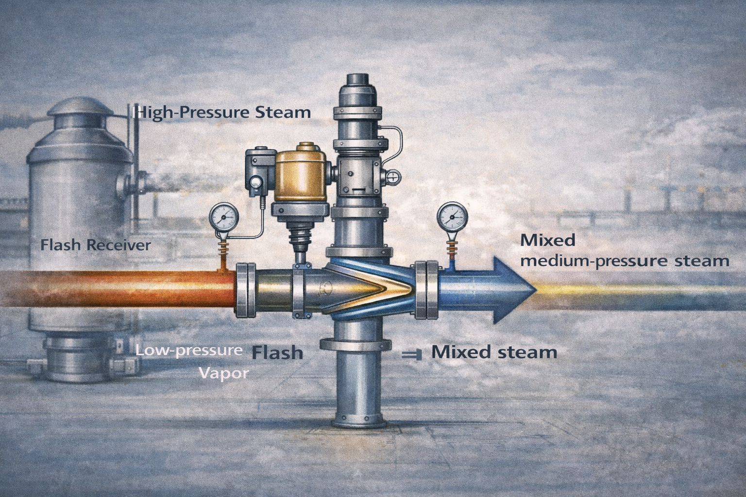 Recovering Flash Steam: Reusing Low-Pressure Vapor via Jetomat