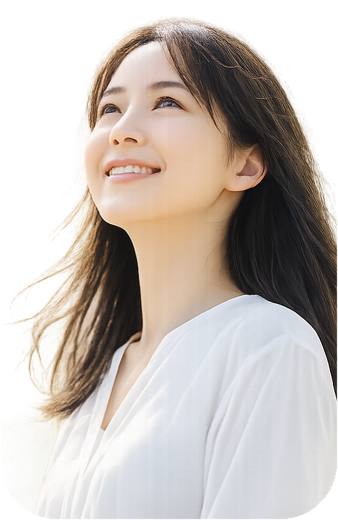 笑顔の女性イメージ
