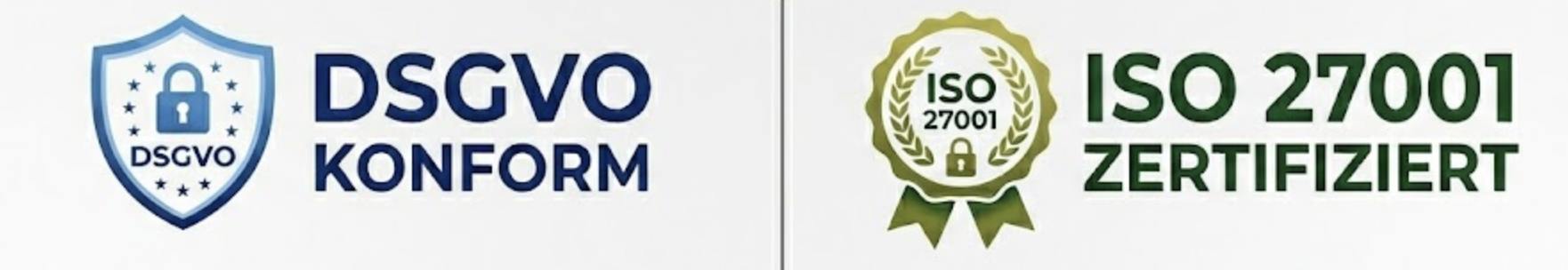 Dokum365 ist DSGVO KONFORM und ist ISO 27001 ZERTIFIZIERT mit Servern im Europäischen Wirtschaftsraum.