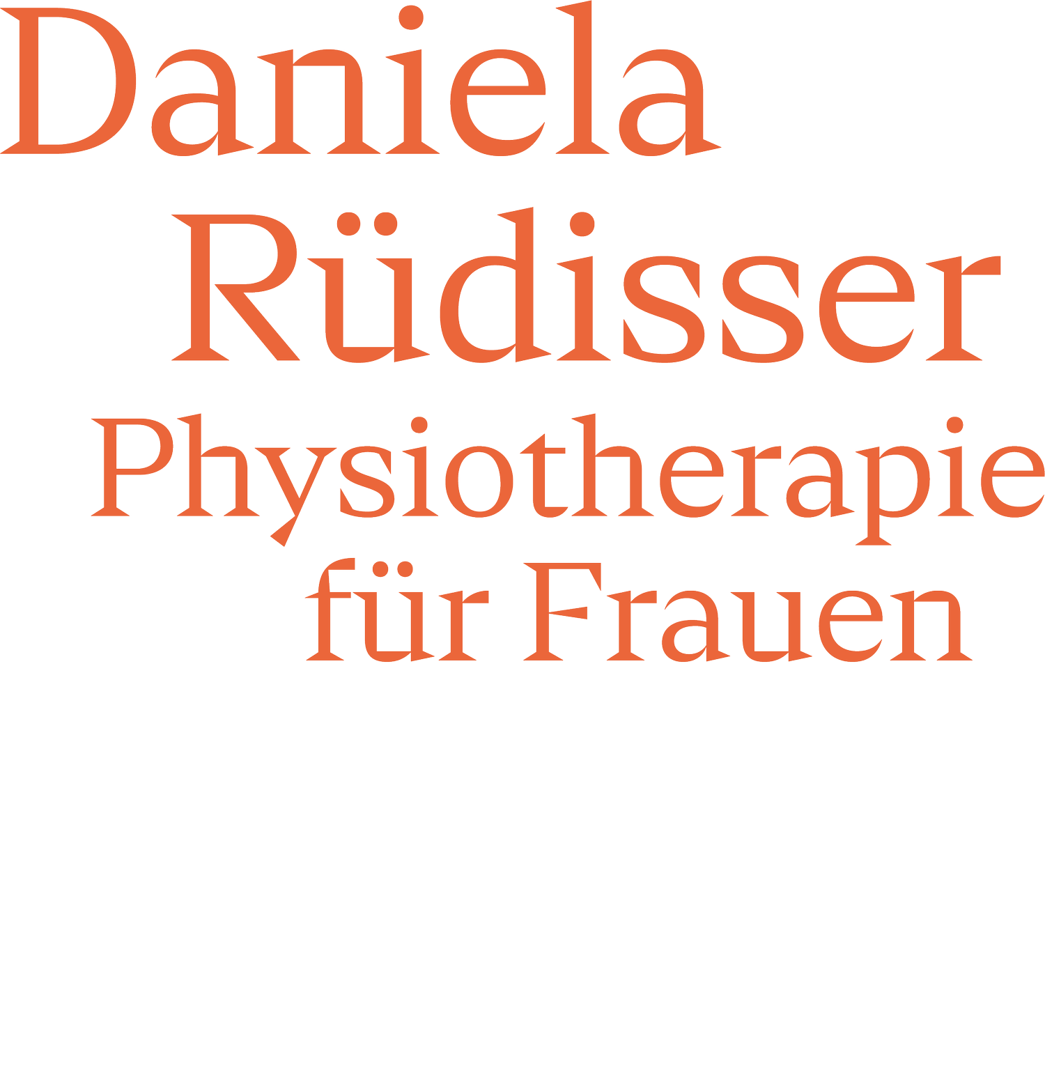Daniela Rüdisser Physiotherapie für Frauen