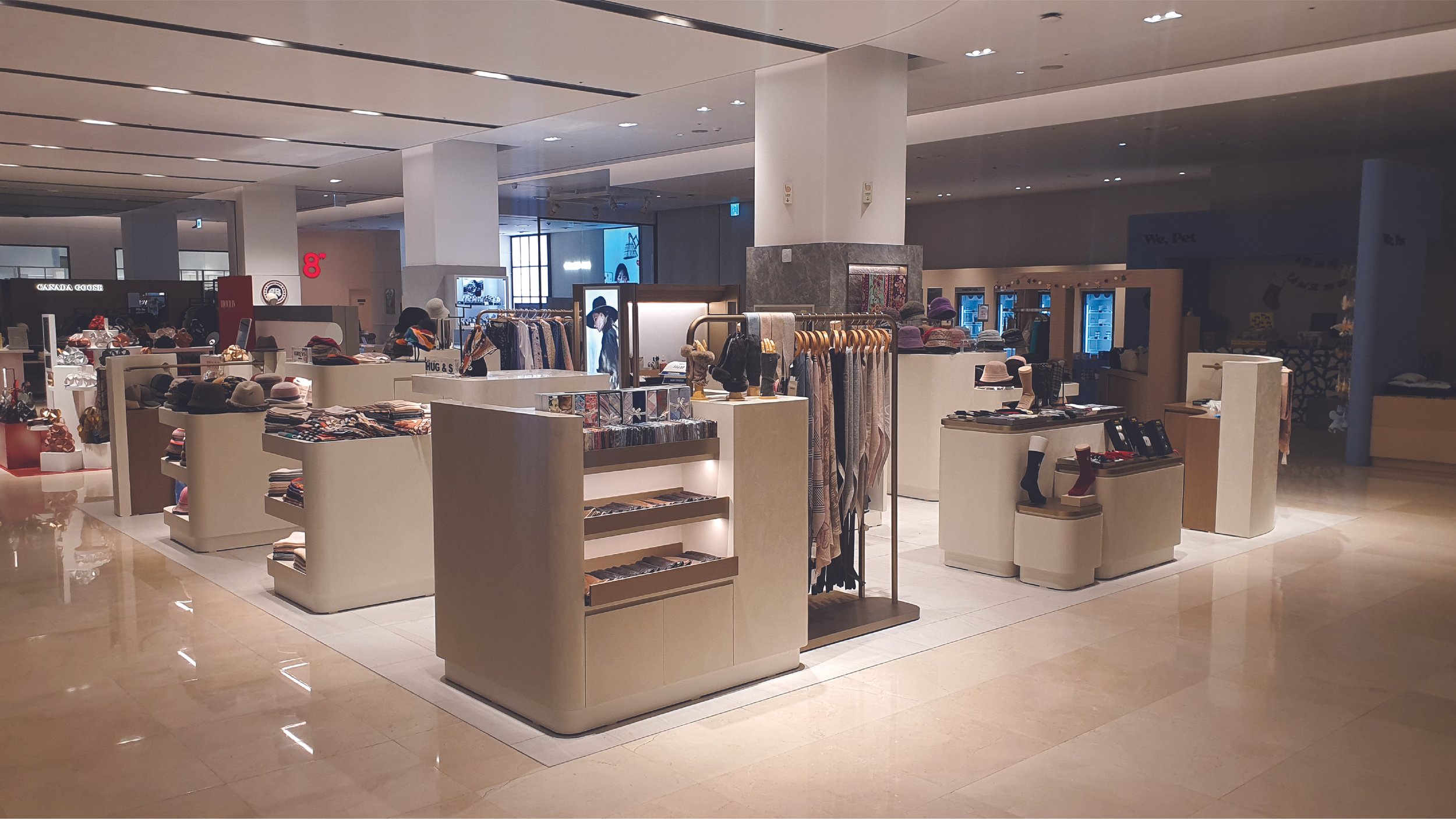 섬유편집매장_ Hyundai dpt store, Chungcheong