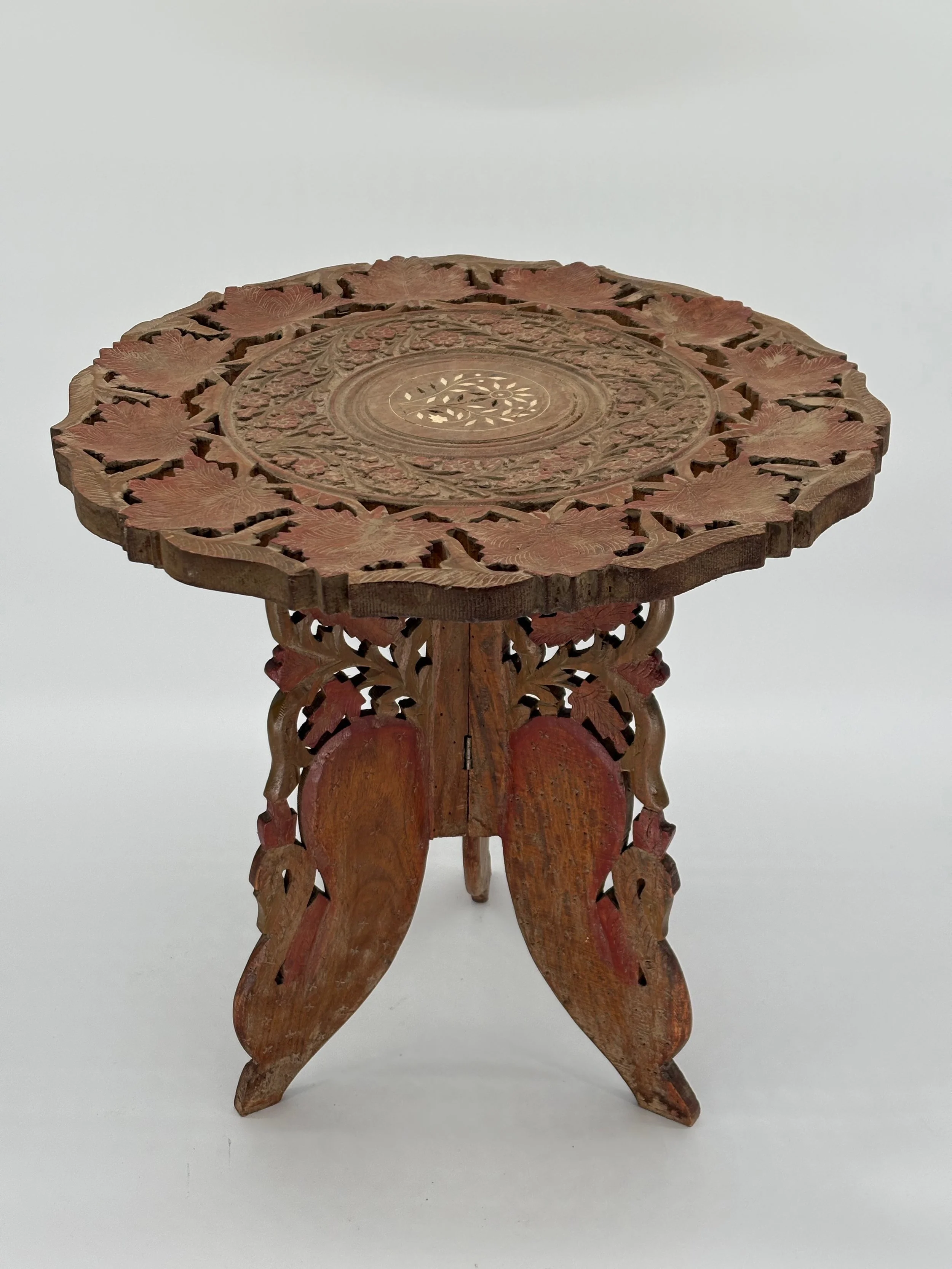 Carved Round Table