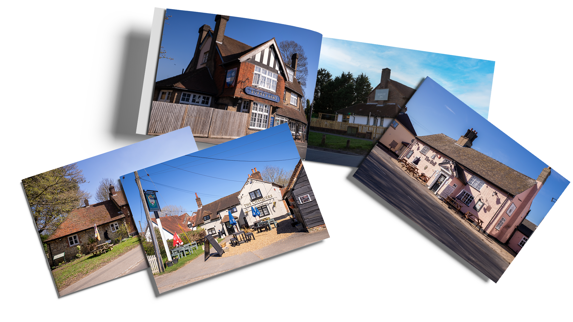 Commercial property photography portfolio by OJHMedia - pub exterior shoots across the South of England and Wales for Admiral Taverns