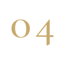 The number 04 displayed in gold on a black background.