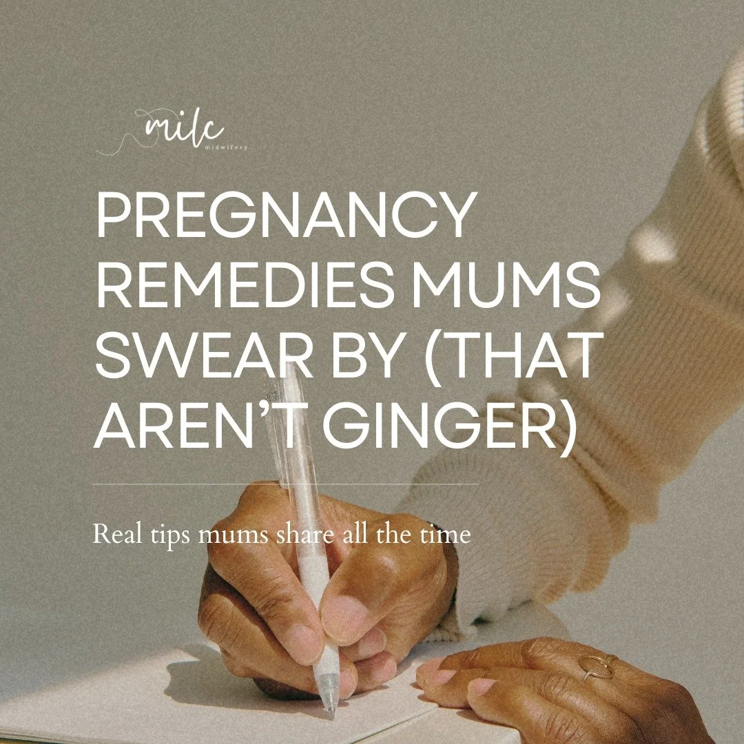 Pregnancy can be really tough, particularly in the first and third trimesters! Here are some pregnancy remedies that mums swear by🌿

From lemon water for nausea to magnesium baths for aching legs &mdash; sometimes the simplest tricks make the bigges