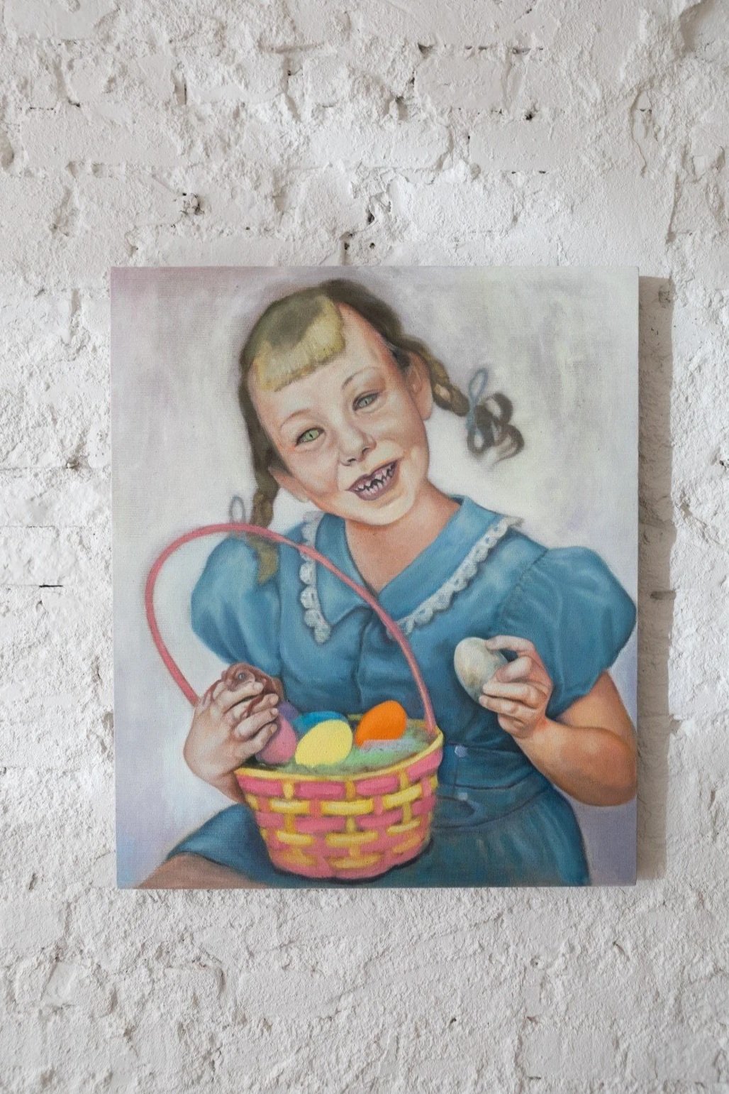 Girl with Alligator Eyes by Eric Prince. Price on request.
