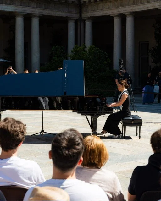 Winnie Wen performs at Piano City, Portrait Milano