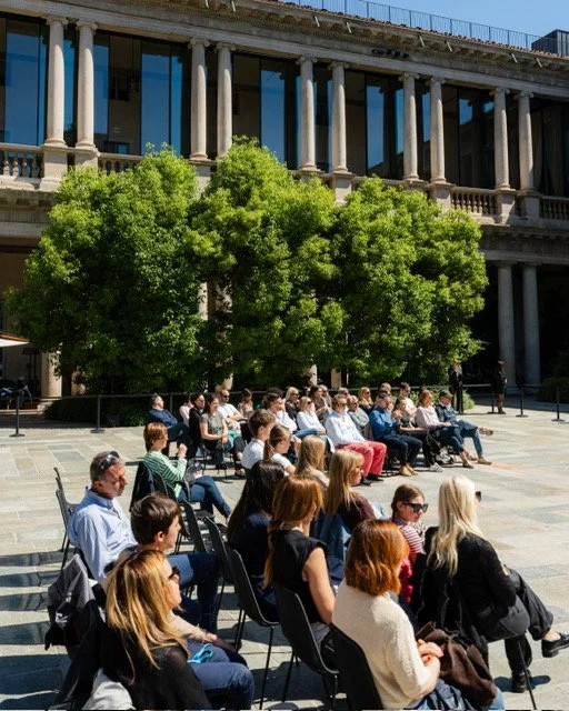 View of the audience as Winnie Wen performs at Piano City, Portrait Milano