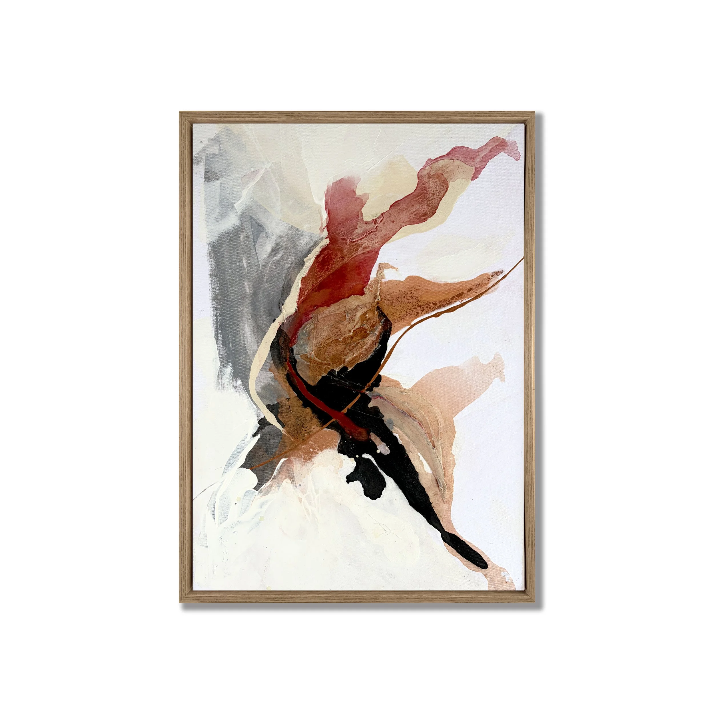 Fire 50x70cm 690€ framed