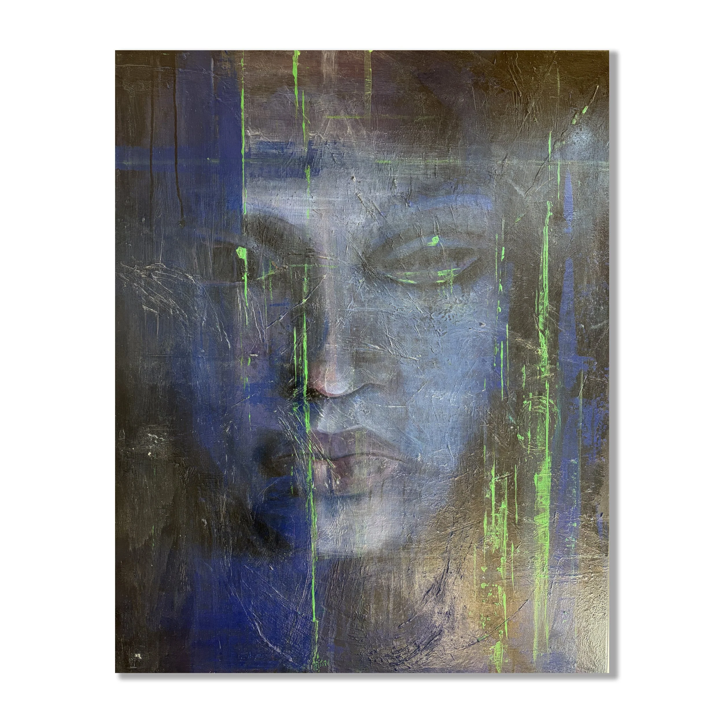 Glitch 80x100cm 1750€