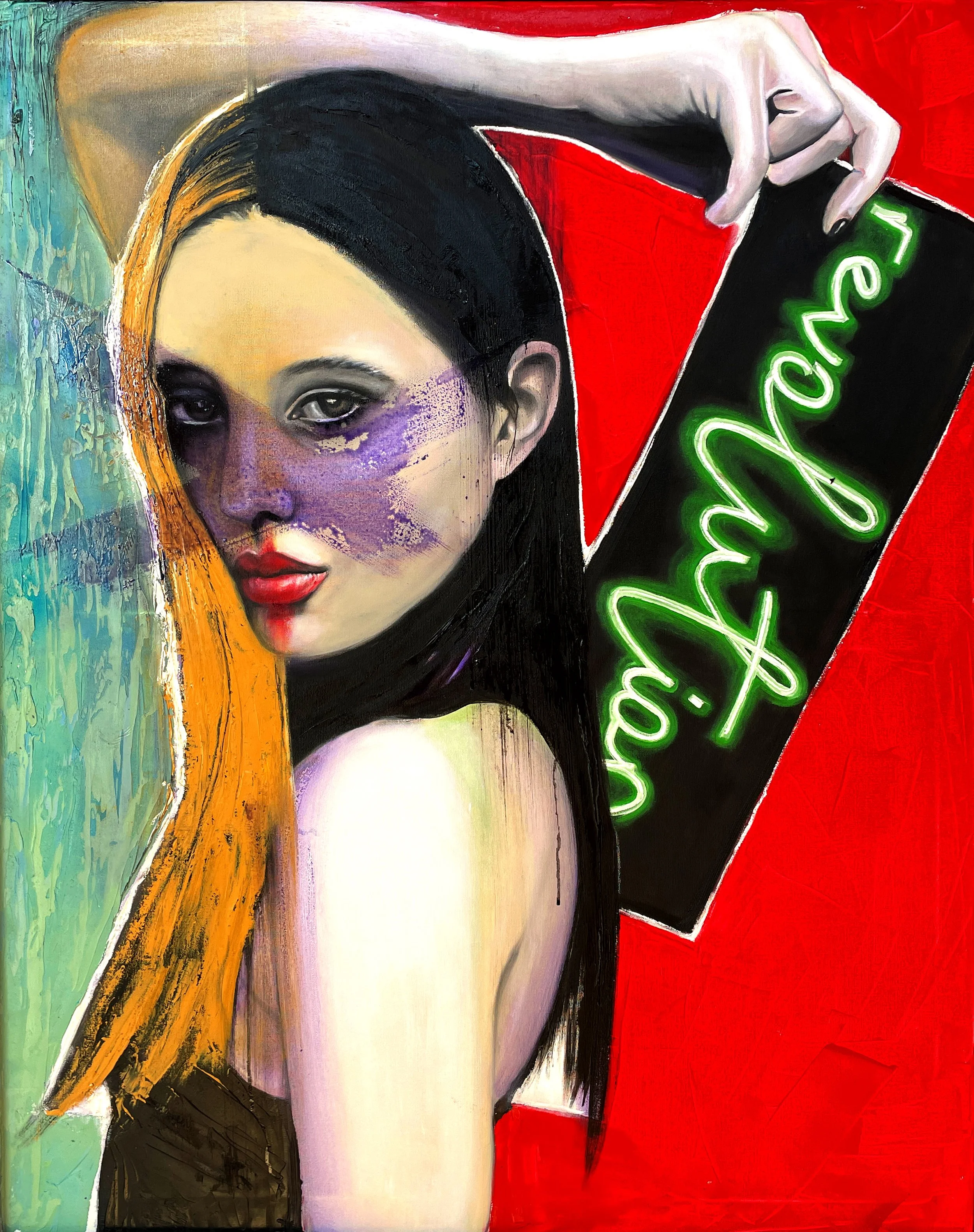 Revolution 80x100cm framed 1900,-€