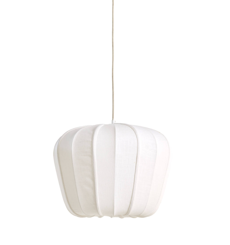 White Pendant Lamp Ø49,5x38 cm ZUBEDO
