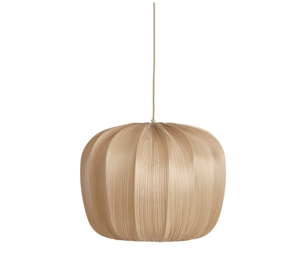 Large Hanging Lamp Savina in cream