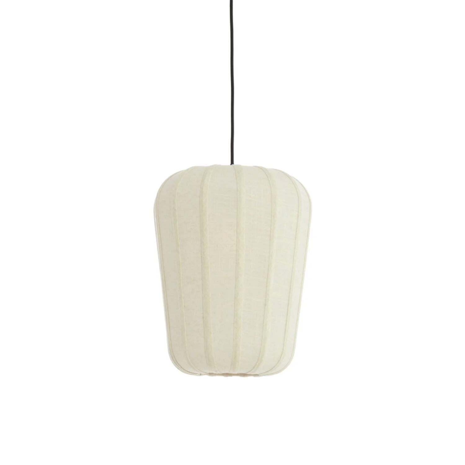 Pendant Light Ø30x37,5 cm BIBURY Wood & White Medium