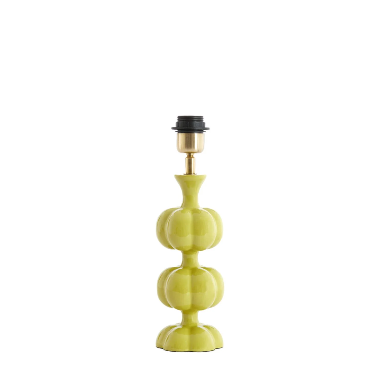 Lamp base in a Pistachio Green Medium