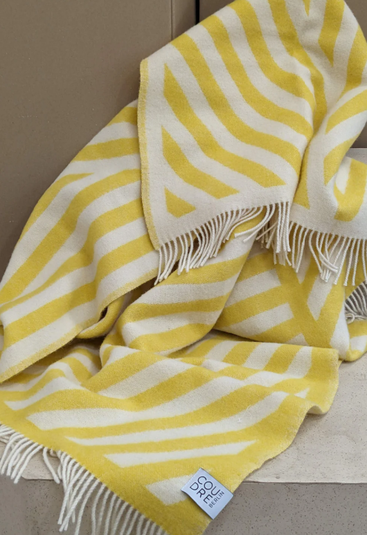 Coudre Berlin Yellow Frank Blanket
