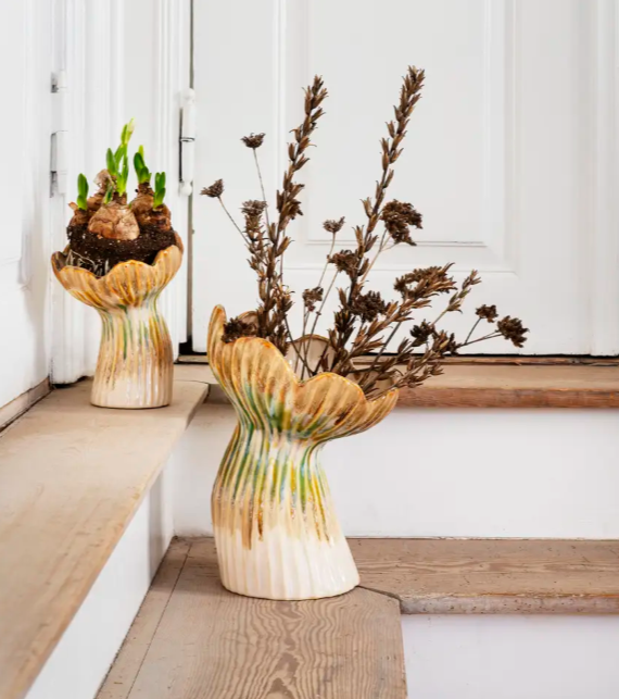 Flower Stoneware Vase