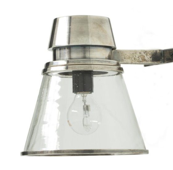 Edwardo Antique Silver Wall Light