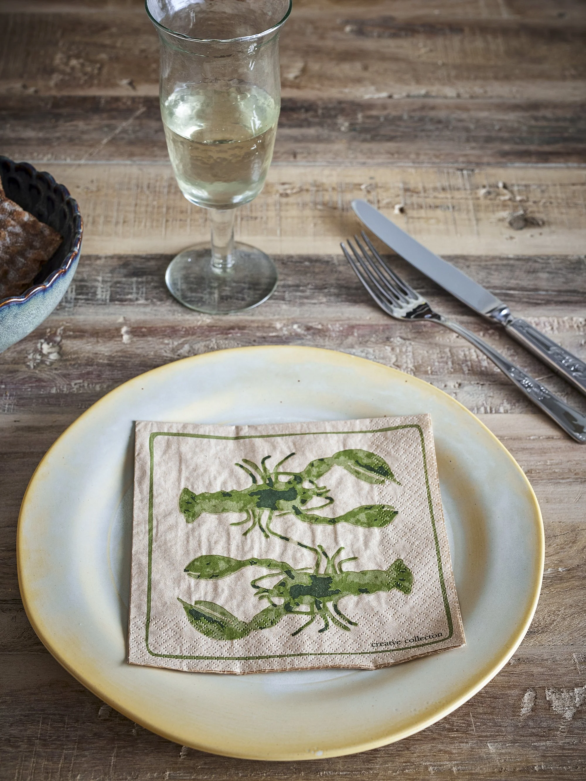 Lobster/ Fish Recycled Paper Napkins