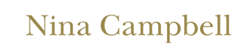 Text displaying 'Nina Campbell' in elegant font.