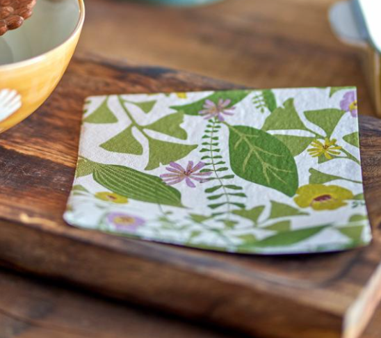 Camelie Floral Paper Napkins