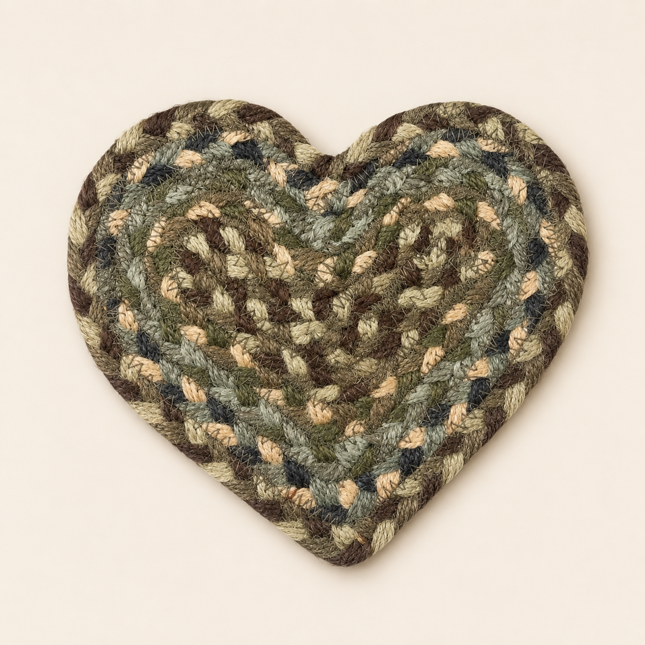 Hedgerow Jute Heart Coaster