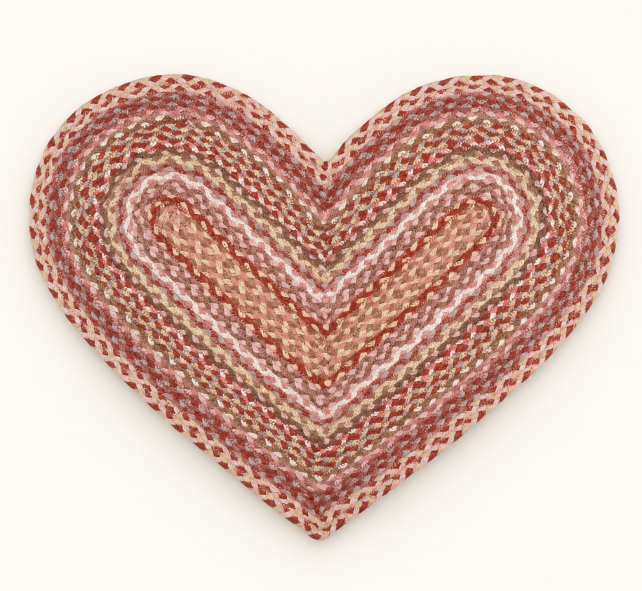 Coral Heart Rug