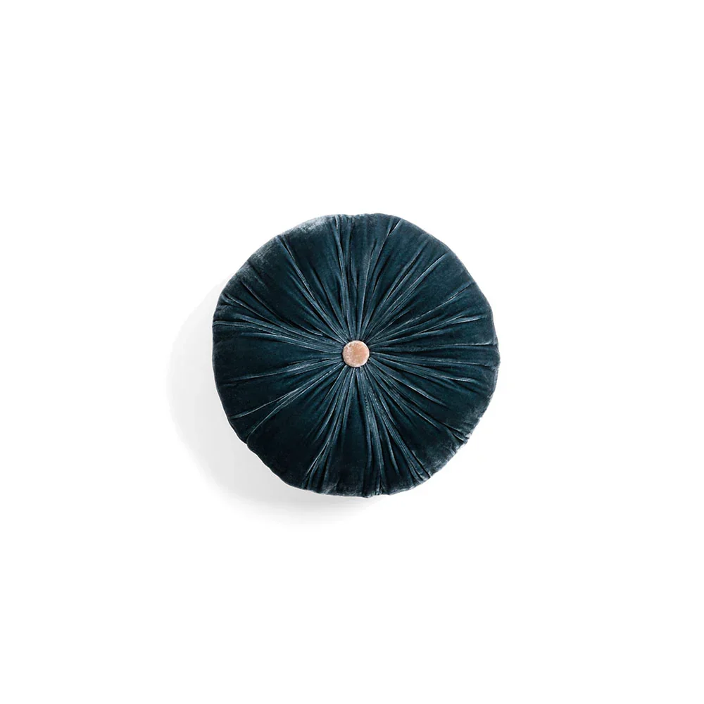 Sweet Round Cushion Londres Silk Velvet