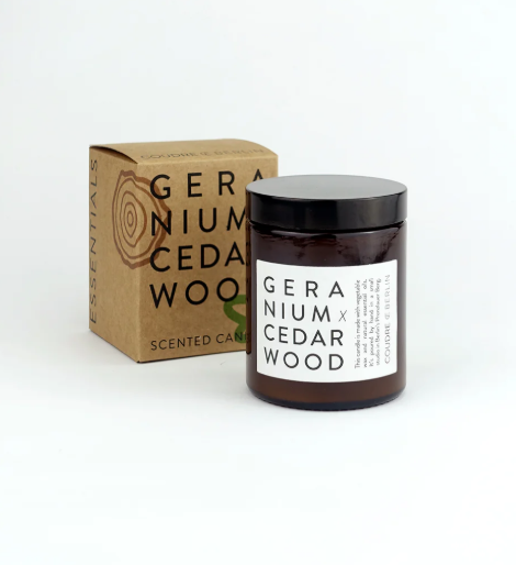 Geranium x Cedarwood Coudre Berlin Candle